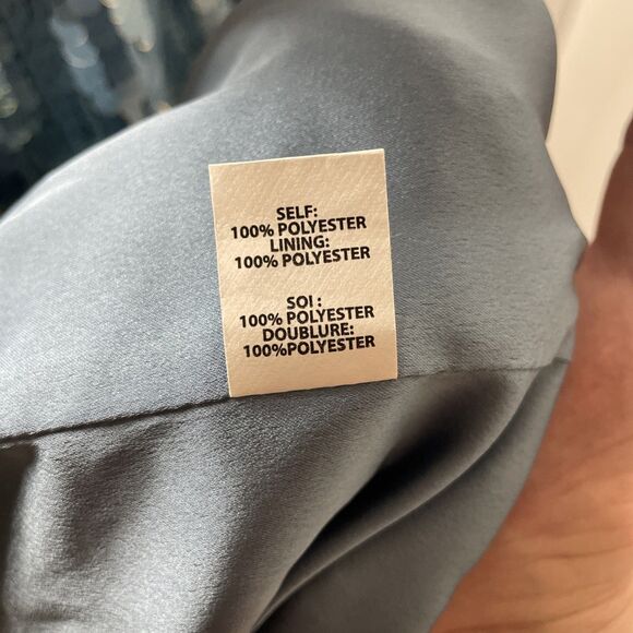 NWT Ramy Brook Women’s Lockwood Blue Sequin Gown Size 10 MSRP Retail $695 - Picture 9 of 10